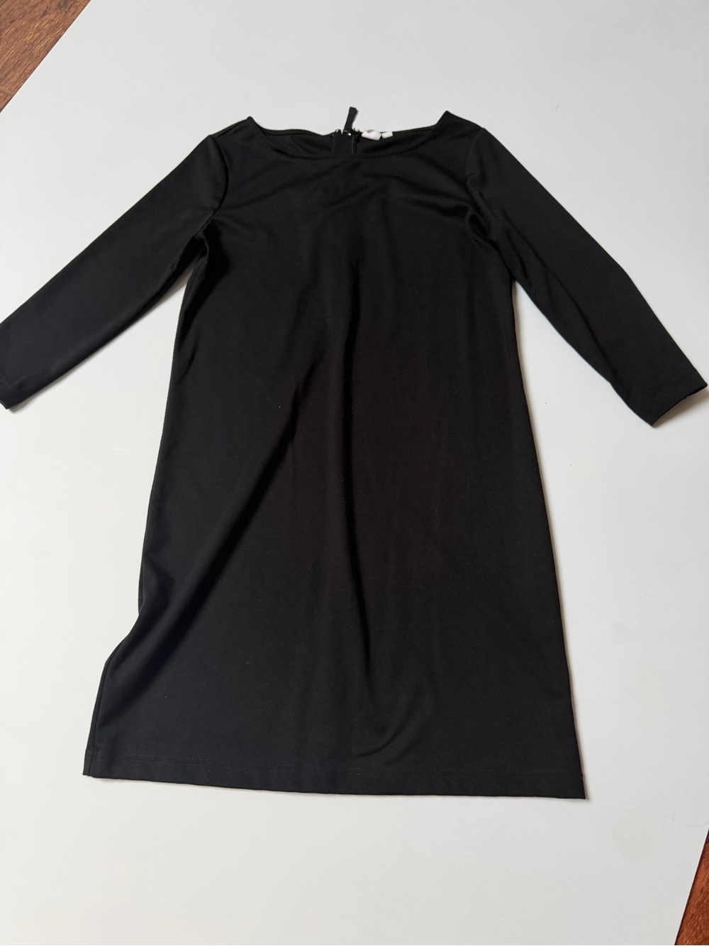GAP Black Long Sleeve Boatneck Dress Size M